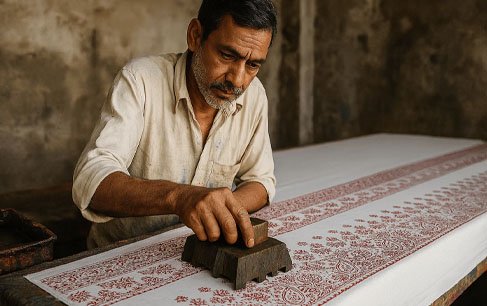 How to Style Printed Chanderi Suits for Every Occasion