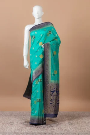 Meghdoot Banarasi Chanderi Silk - green