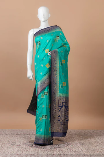 Meghdoot Banarasi Chanderi Silk - green