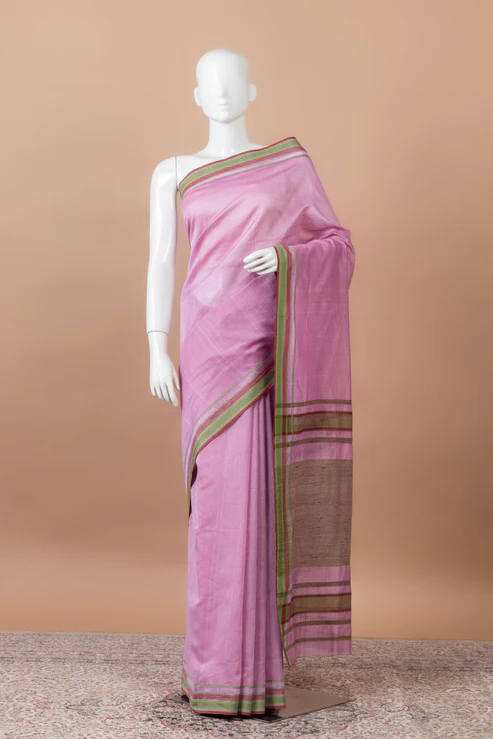 Meghdoot Maheswari with border – Mauve